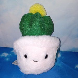 F.A.O. Schwarz Sparklers Golden Ball Cactus Plant Plush - New with Tag